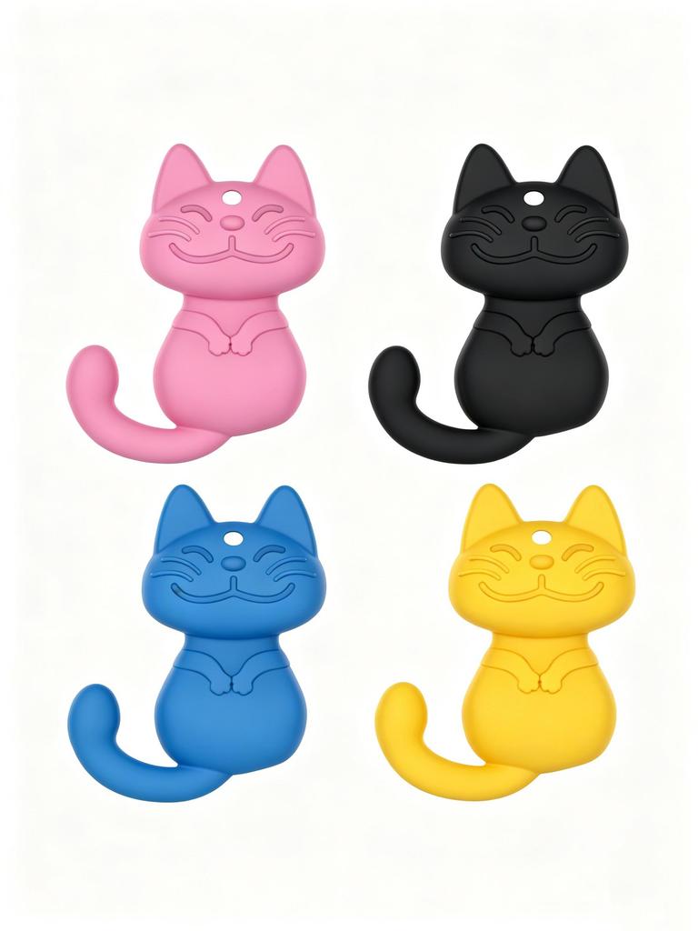 Cute Cat Car Air Freshener, EVA Hanging Vent Clip Car Fragrance for Interior Decor