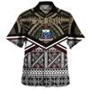 Samoa Polynesische Hawaiian Hemden Für Männer Design Kurzarm Revers Bluse Tops Damen Sommer Lässig