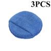 Car Waxing Polish Sponges 5 Inch Car Detailing Wax Applicator Pads Round Pocket Microfiber Foam Sponges Car Cleaning Tools
