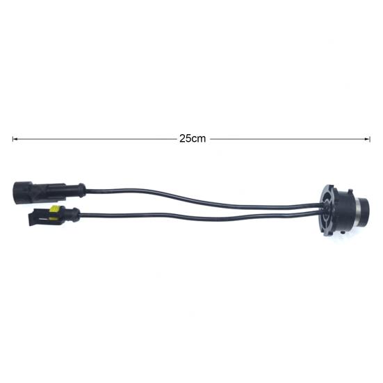 2Pcs D2S/D4S Lamp Holder Converter HID Bulb Socket Conversion Adapter Cables