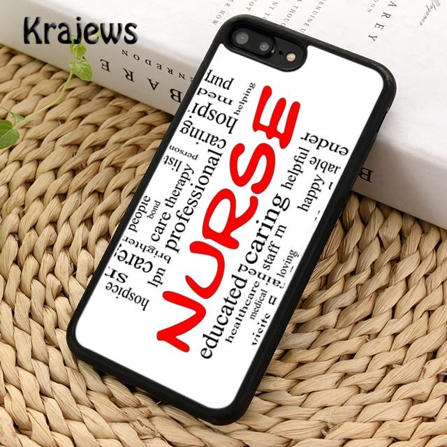Krajews Doctor Nurse Medicine Student Phone Case Cover For IPhone 18 17 Air 16 15 14 Plus 11 12 13 Pro Max Coque Fundas