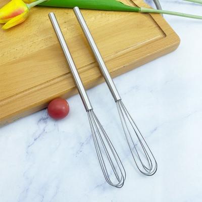 Manual Operation Stainless Steel Wire Whisk Handheld Nonstick Wire Egg Mixer Portable Labor-saving Egg Beater Mixing Tools