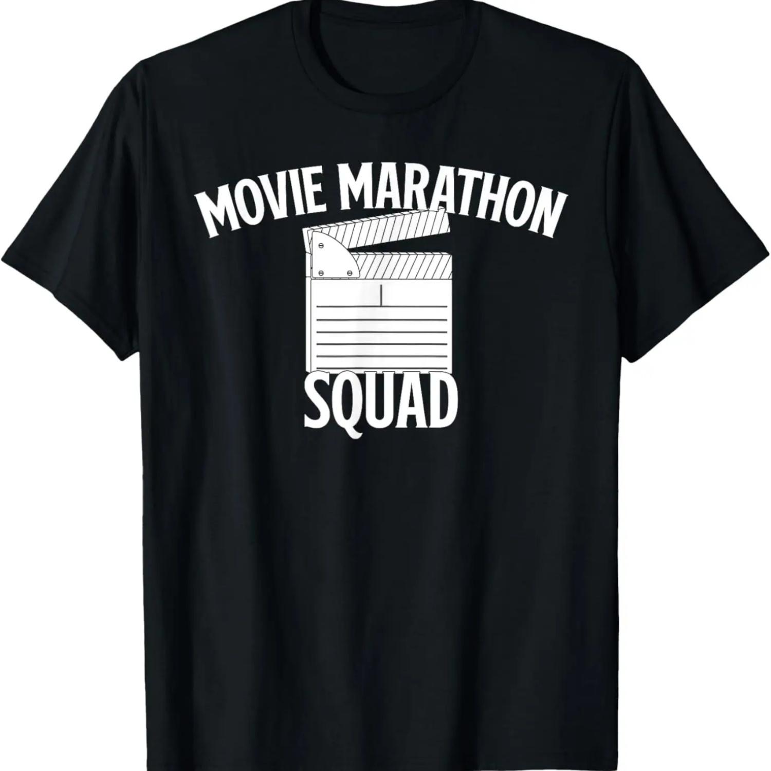 Movie Director Filmmaker Movie Marathon Squad Cinema T-Shirt S чёрный