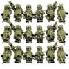 Ghost Special Police Military Special Forces Building Blocks Compatible With Boys' Construction Toys With Shields And Buckets