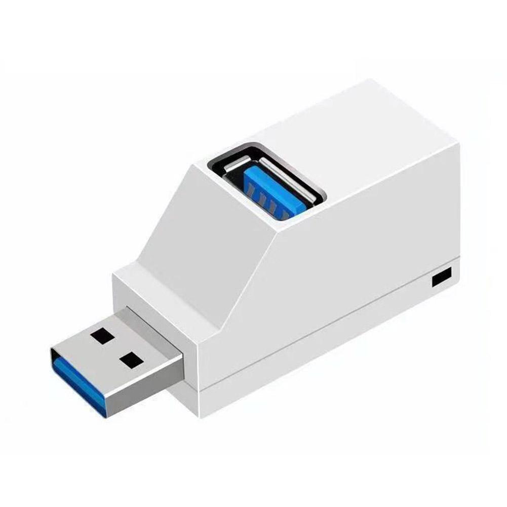 USB 3.0 Hub 4-Port Adapter - High Speed Data Transfer (5Gbps) for PC/Laptop/Mac - Compact USB Splitter for Flash Drive, Mouse