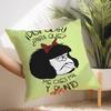 Cartoon M-Mafaldas Pillow Case Short Plush Print Cushion Cover Square Throw Pillow Covers Sofa Home Decor