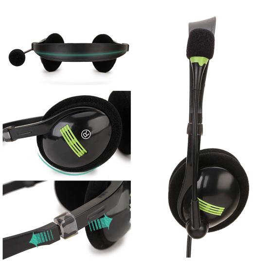 SY440 Telephone Headset Lossless Noise Reduction Breathable USB 3.5mm MIC Long Cable Call Center Headphone for Truck Driver Office