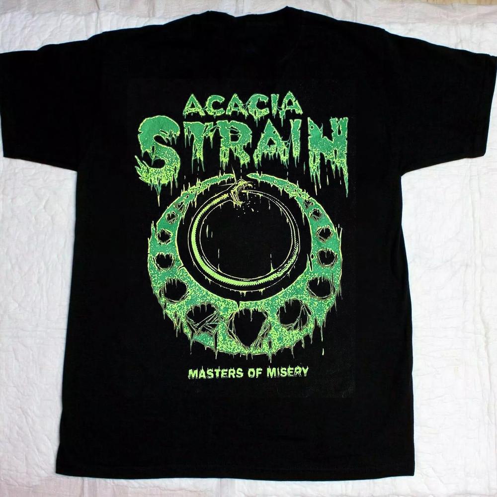 The Acacia Strain Band Masters Of Misery T Shirt Full Size S-5XL TT386 Unisex T-Shirt XXXL