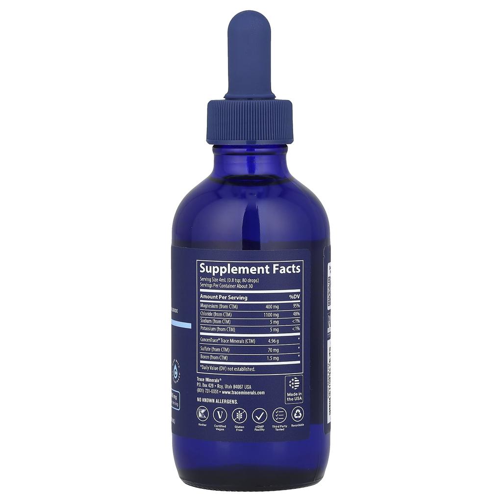 Ionic Magnesium Chloride, 400Mg, 118Ml(4Fl Oz)