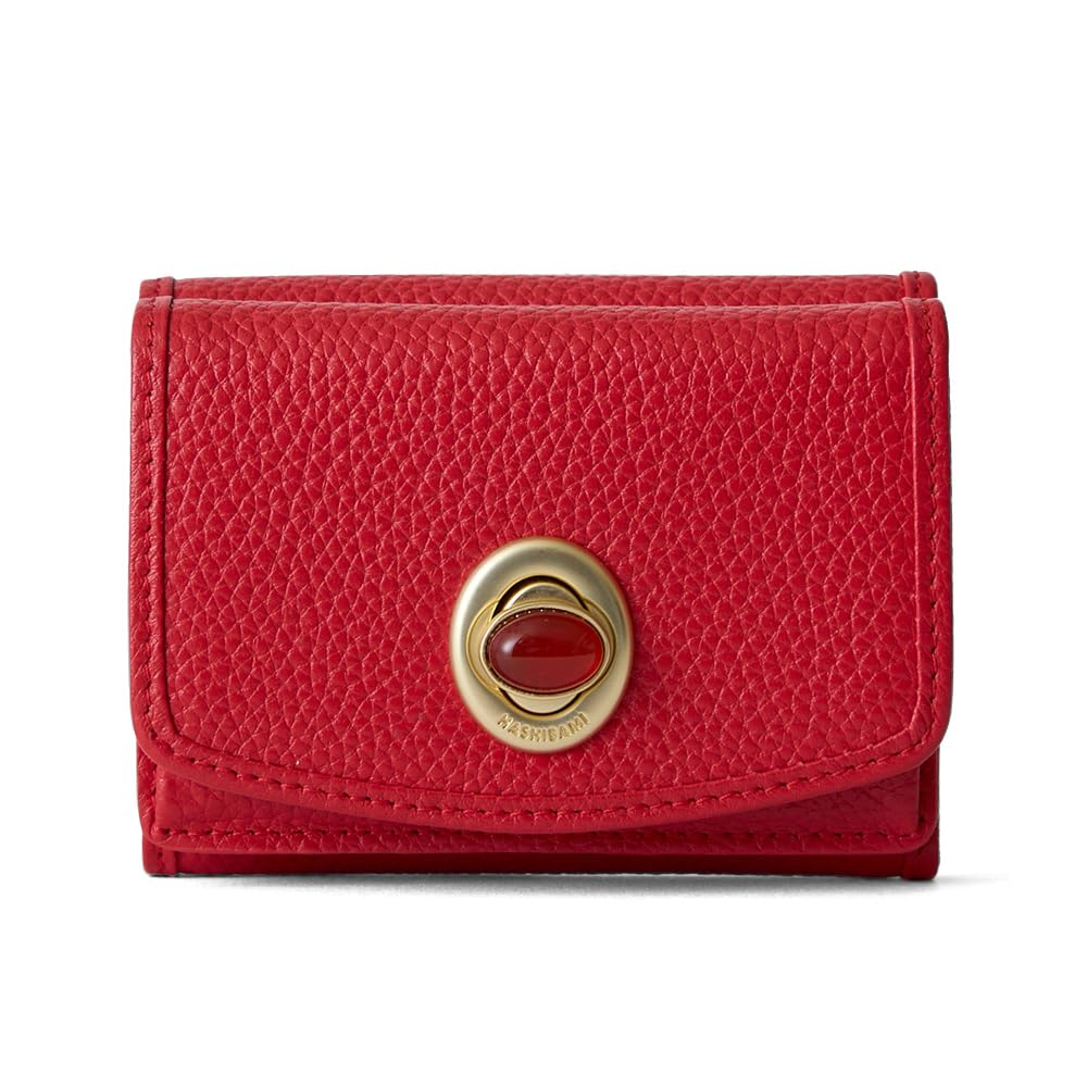 

HASHIBAMI Natural Stone Mini Wallet Ha-2008-729 Red