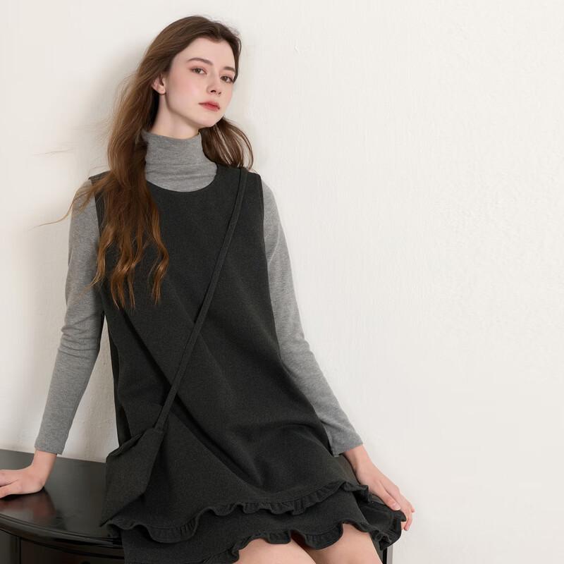Sleeveless A-Line Mini Dress with Small Bag