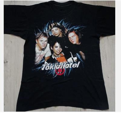 Tokio Hotel Mitglieder T-Shirt Kurzarm Baumwolle
