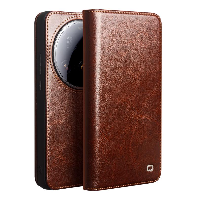 Qialino Genuine Leather Phone Case For