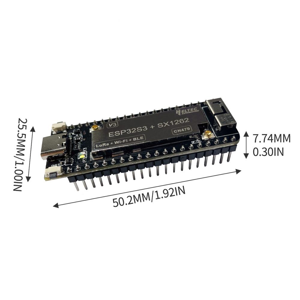 ESP32 Lora Entwicklungsplatine SX1262+ESP32S3 LoRa Wireless Stick Lite V3 Entwicklungsplatine 433-510MHZ/ 863-928MHZ
