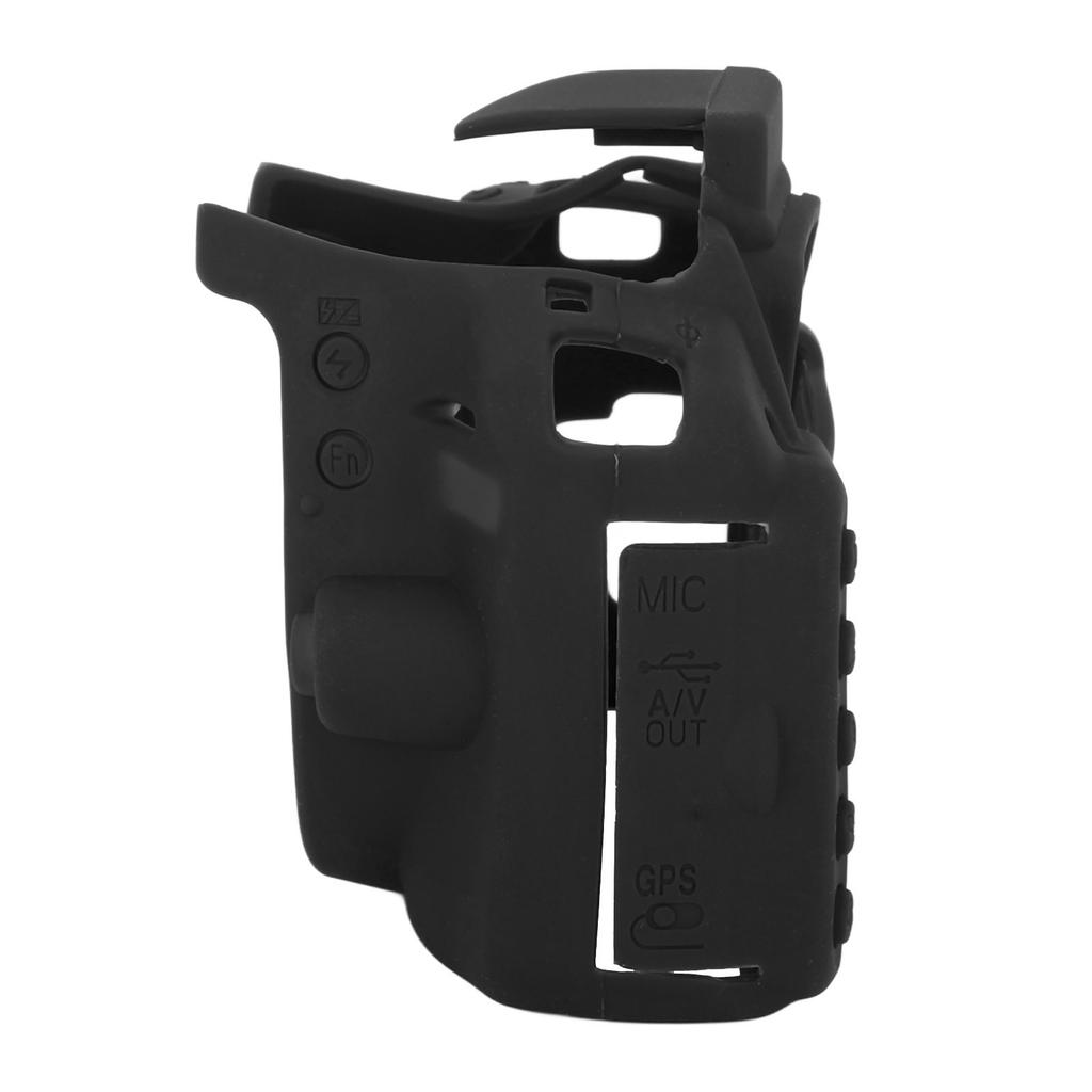 Soft Silicone Camera Case Shock Proof Anti Slip Soft Personalized Camera Case Cover for D3200 Noir