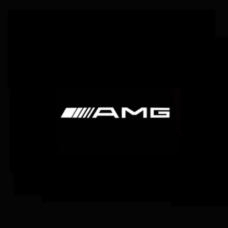 2pcs Car Door Light Laser Logo Decor Project Ghost Lamp For Mercedes Benz A B C M ML GLA GLS E Class W176 W205 W166 W246 W212