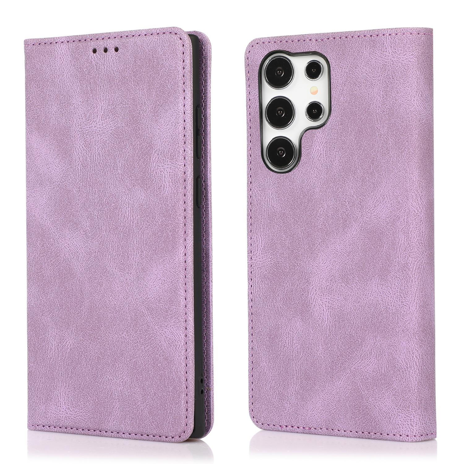 

For Samsung Galaxy S25 Ultra Case Wallet Magnetic Closing Leather Flip Phone Cover A