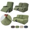 1/2/3 Seater Split Recliner Sofa Covers Jacquard Stretch Armchair Slipcover Lounge Recliner Chair Cover for Living Room