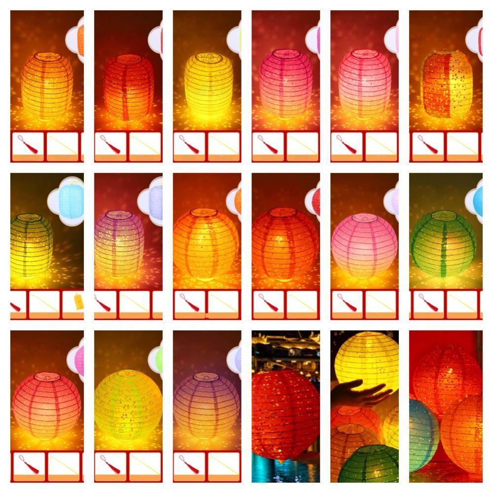 

Chinese Round Paper Lanterns Luminous Mid Autumn Festive Lanterns Paper Lamp Ball Wedding