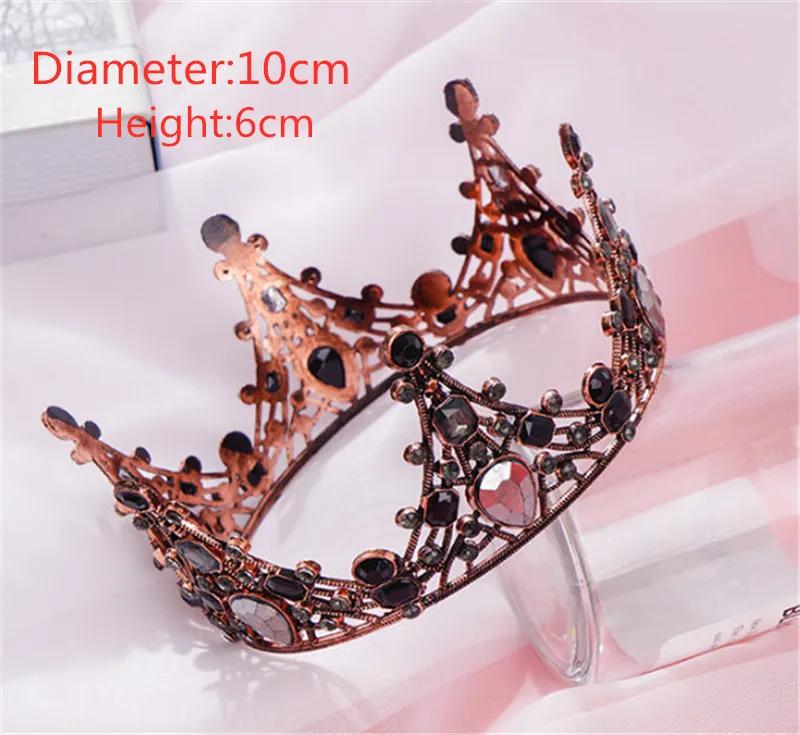 Birthday Party Crystal Crown Cake Decoration Wedding Party  Thanksgiving Bride Tiara Love Gift Decoration Queen Princess Tiara