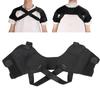 Double Shoulder Support Strap Nylon Relieve Pain Shoulder Compress Protector Wrap BraceM(15.75‑17.72in)