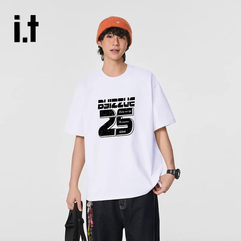 Izzue Unisex Heavyweight Casual Short-Sleeve T-Shirt L