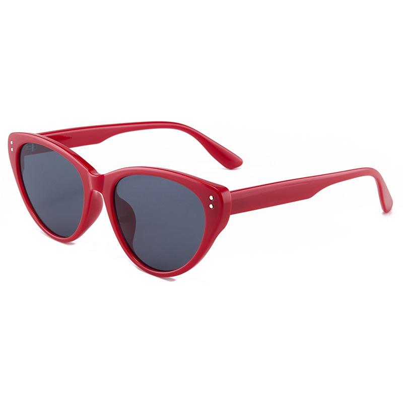 Retro Personalized Women'S Sunglasses Uv Protection Trend Cat Eye Glasses Fashion Versatile Sunglasses Men