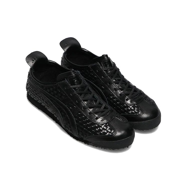 ONITSUKA TIGER Zapatillas Ligeras y Cómodas Mexico 66 Zapatillas Unisex Negro TH6M4L-9090