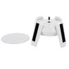 Solar Powered Jewelry Display Stand Blue LED Lights 360 Degree Rotation Solar Powered Turntable Black LED Display Stand