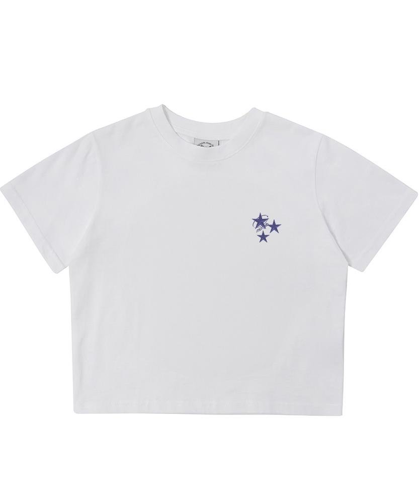 Match Glove Star Logo Crop Top (White) White/Free