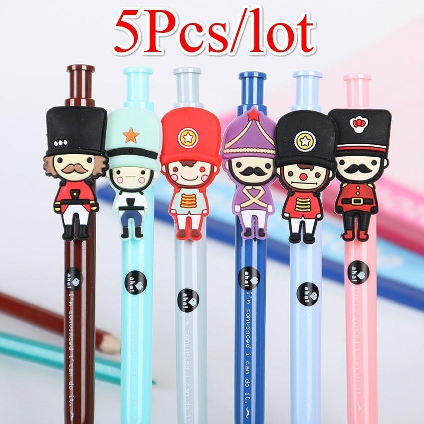 

5PCS British Style Soldiers 0.5mm Ballpoint Pen Creative Pen Gift Students