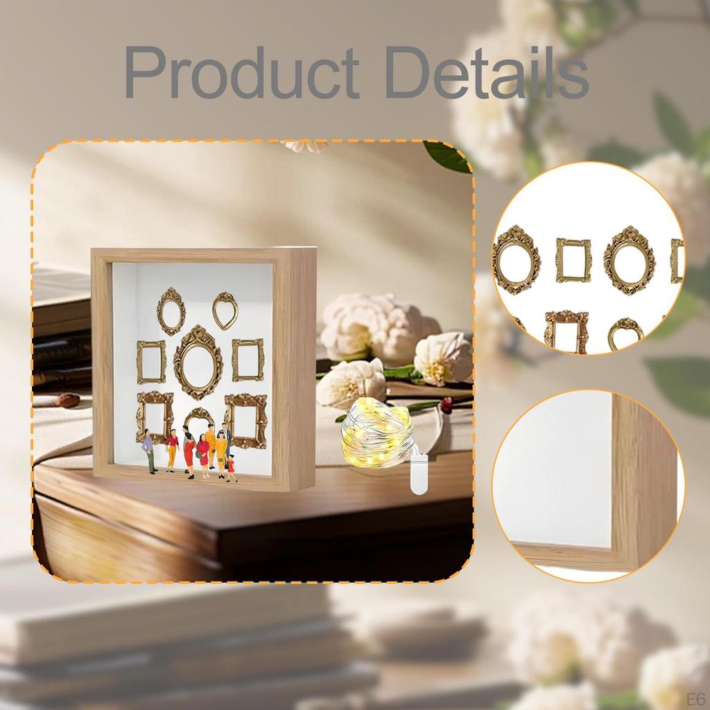 DIY Mini-Museum Silhouette Box USA für Hochzeitsjubiläum Geschenk