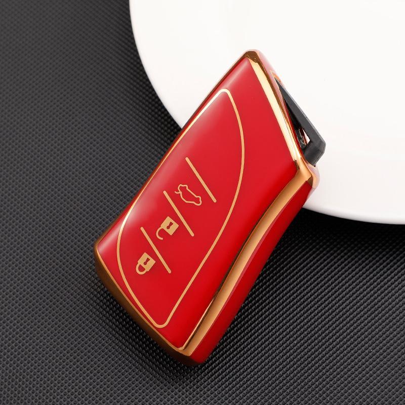 Lexus Key Cover for UX260H, ES200, ES300H, LS500H - Protective Shell Buckle Bag