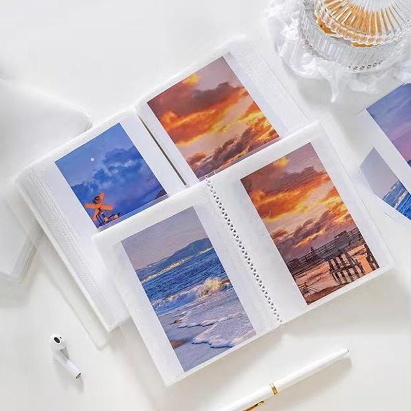 Elegant and Minimalist Polaroid Frosted PP Photo Album Large Capacity Pocket Storage Book Multi Specification Inf