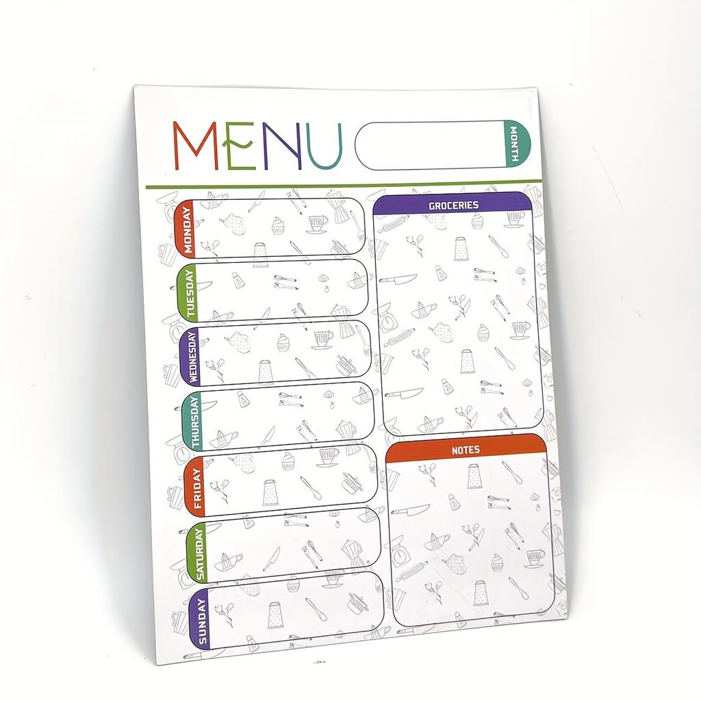 Erasable Monthly And Weekly Schedule, Magnetic Calendar Sticker, Whiteboard, Soft Magnetic Note Sticker, Message Board