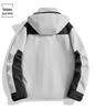 Autumn/Winter Outdoor Windproof Jacket: Women's Single Layer & Men's Three-in-One Set with Detachable Liner