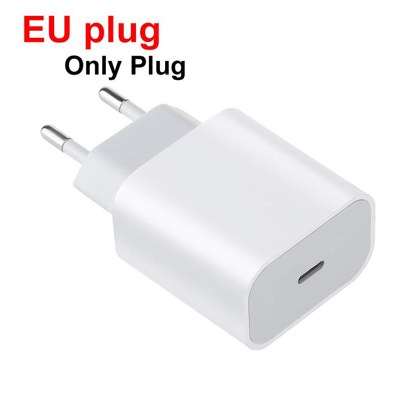 20W PD Charger Fast Charging Type C Phone Charger Adapter For iPhone 15 14 13 Pro Max Mini X XS EU/US Plug Quick Charge Charger