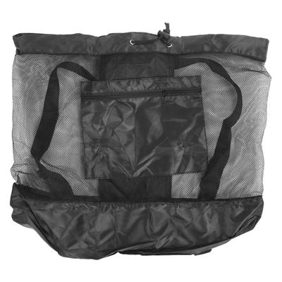 Ball Mesh Bag with Drawstring Large Capacity Oxford Cloth Storage Bag for Football Basketball Volleyball L (Hold 10Pcs