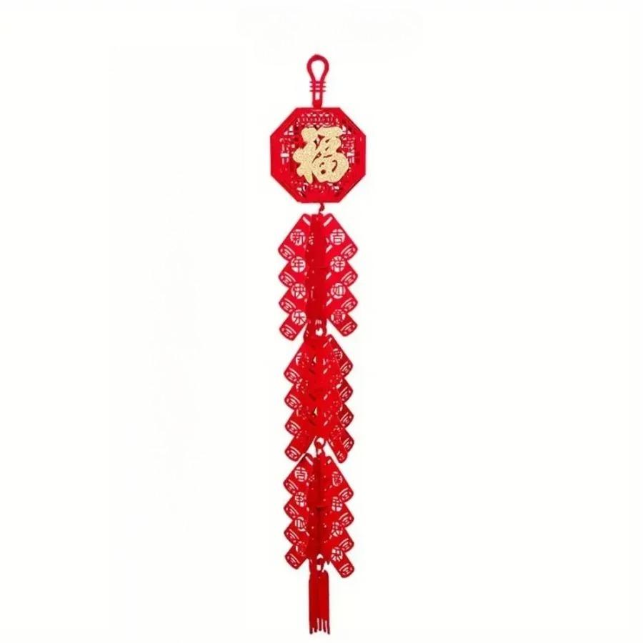 

2026 Year of the Horse Ornament - Traditional Red Chinese New Year Pendant for Spring Festival, Hanging Home Decor&Blessing Gift