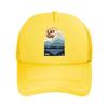 Lets Go Mountain Lake Camping Van Sunset Graphic Mesh Baseball Cap For Womens Unisex FeUnisex Beach Dad Hat Hip Hop