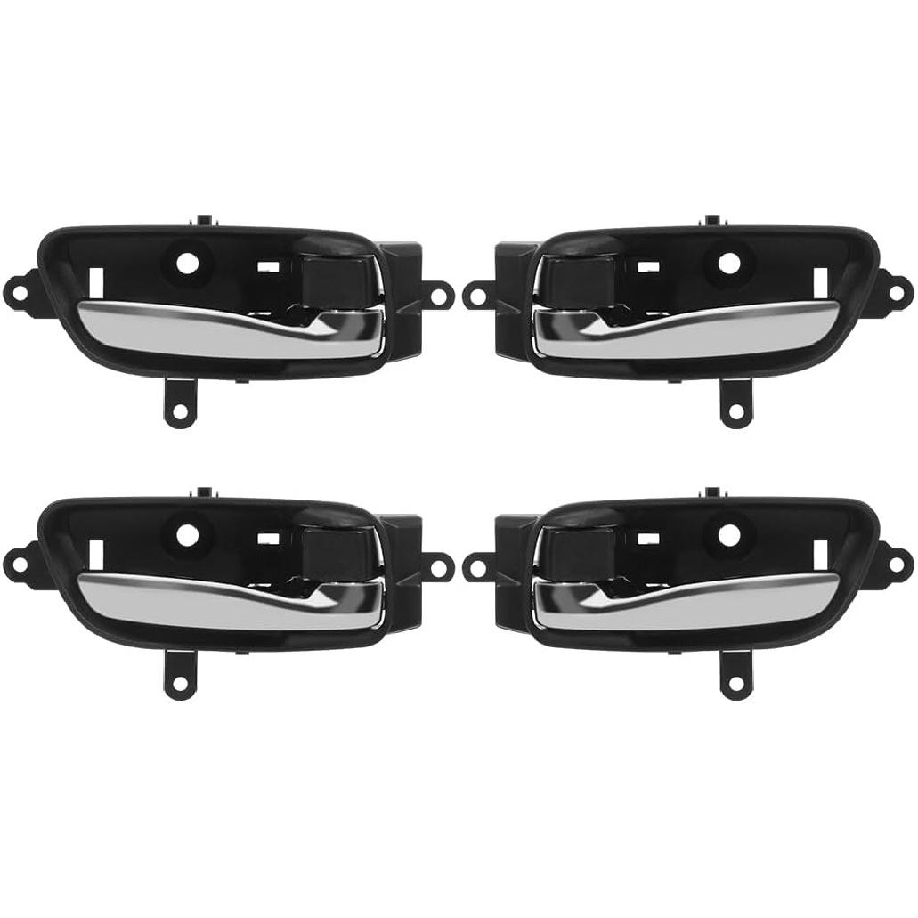 

LUJUNTEC Interior Door Handles,Front Rear Door Handles Driver Left Passenger Right Side,Replacement for 2013-2017 for Nissan for Altima,4pcs Black