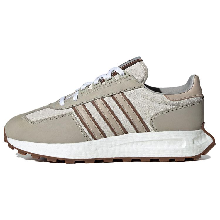 Adidas Originals Retropy E5 Suede Comfortable Versatile Lightweight Low-Top Casual Shoes Unisex Sneakers Gray Brown IG7516