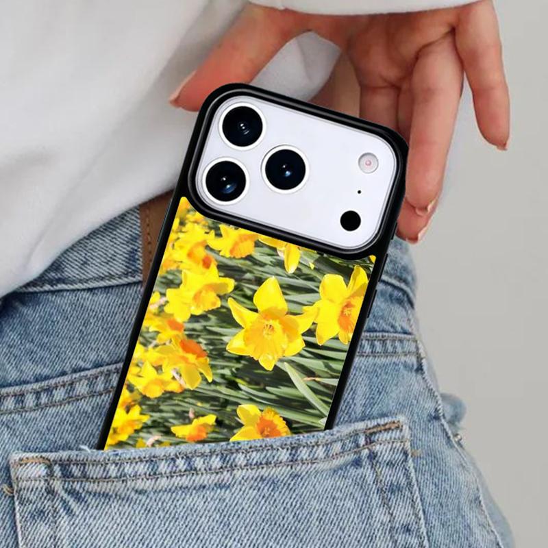 Flowers 1 Daffodils Phone Case for iPhone 16e 15 14 13 12 17 Pro Max Plus Air 17pro Cover Coque