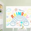  Electrostatic Whiteboard Sticker Reusable Pp Teaching Graffiti Drawing Board Removable Household Erasable Whiteboard