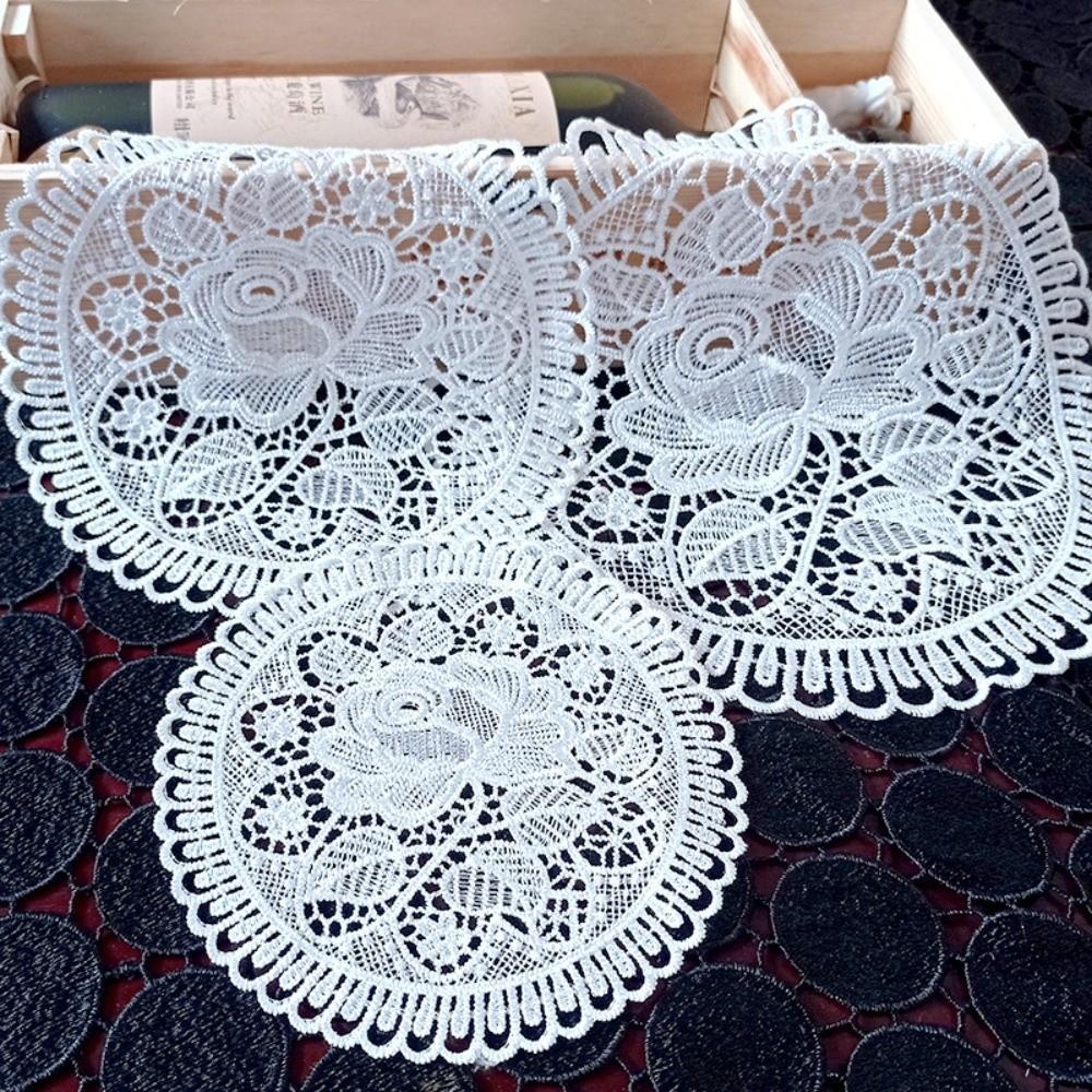 Embroidery Lace Table Cloth Insulated Vase Mat Nordic Style Table Doily  Dining Table