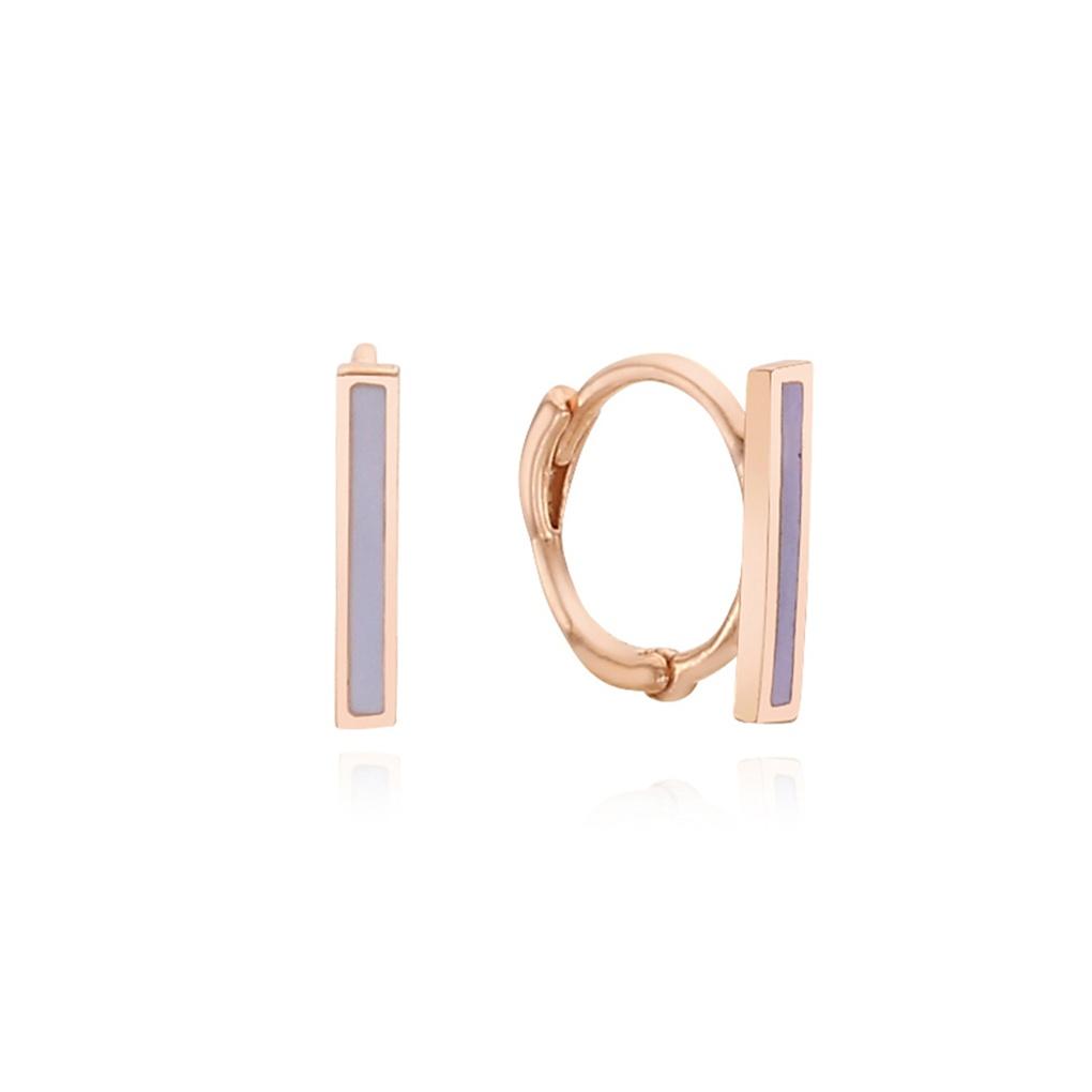 LLOYD Epoxy Lavender 7mm One-Touch 14k Bracelet LOFL4075G