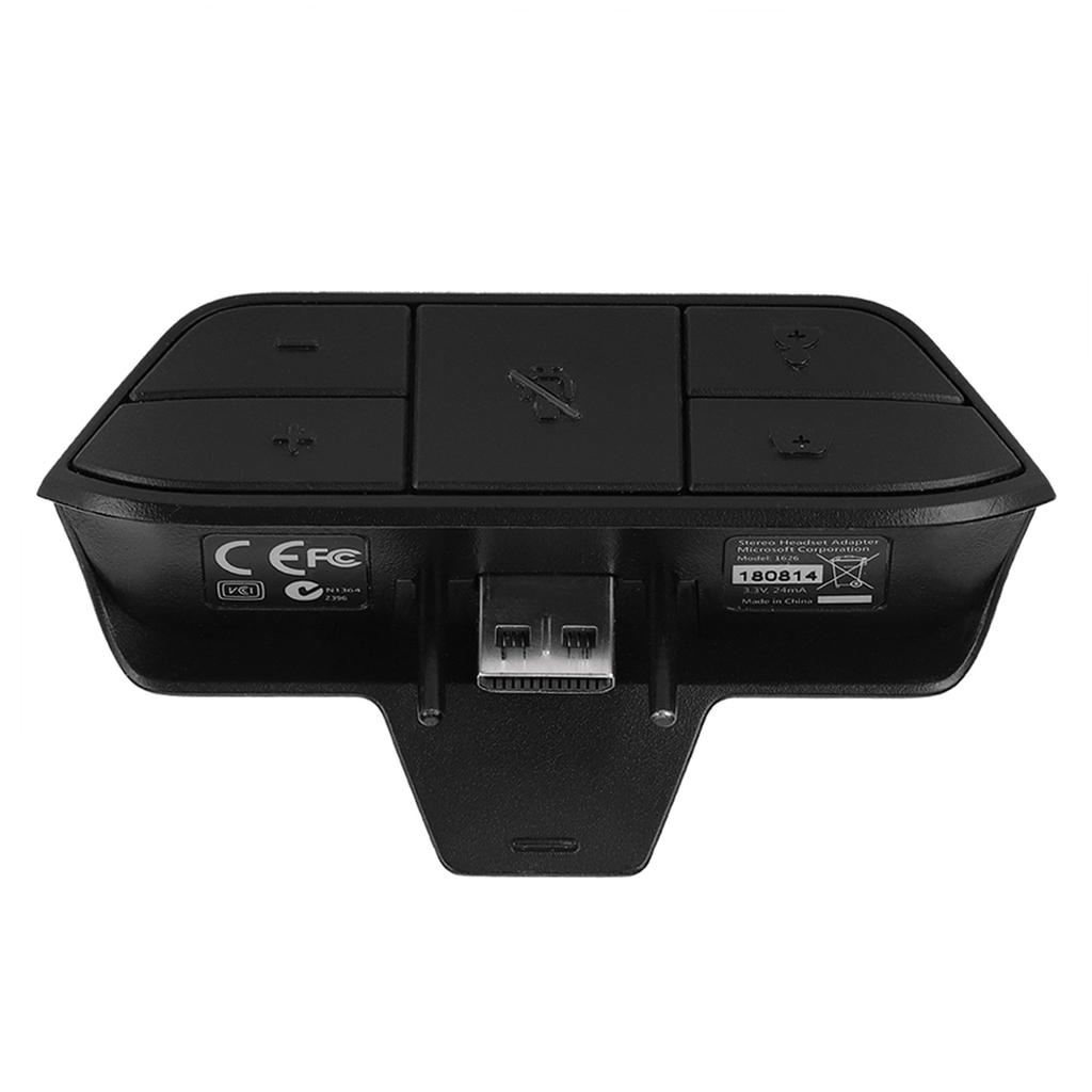 Prachotesný adaptér stereo headsetu pre Xbox One s ovládaním hier a synchronizáciou stereo zvuku