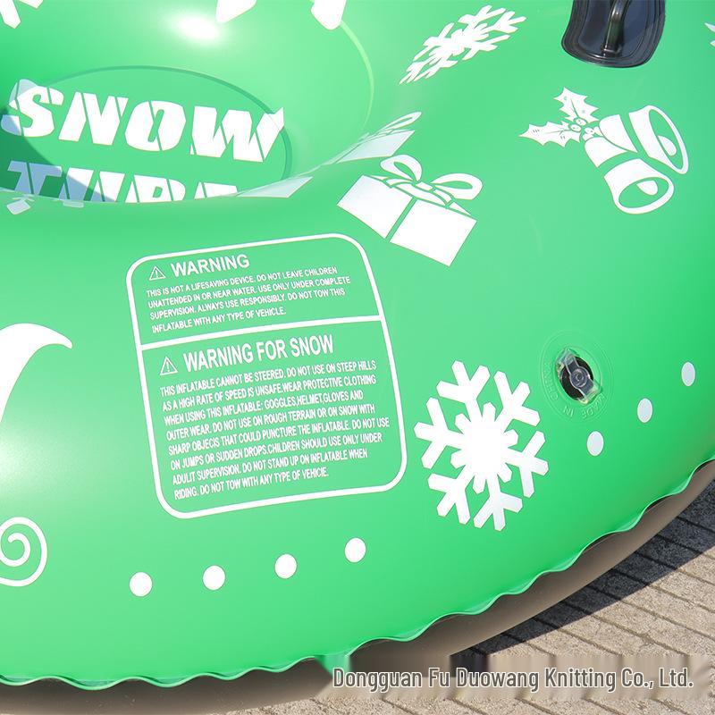 Durable Inflatable Snow Tube: Cold-Resistant PVC for Outdoor Skiing and Fun