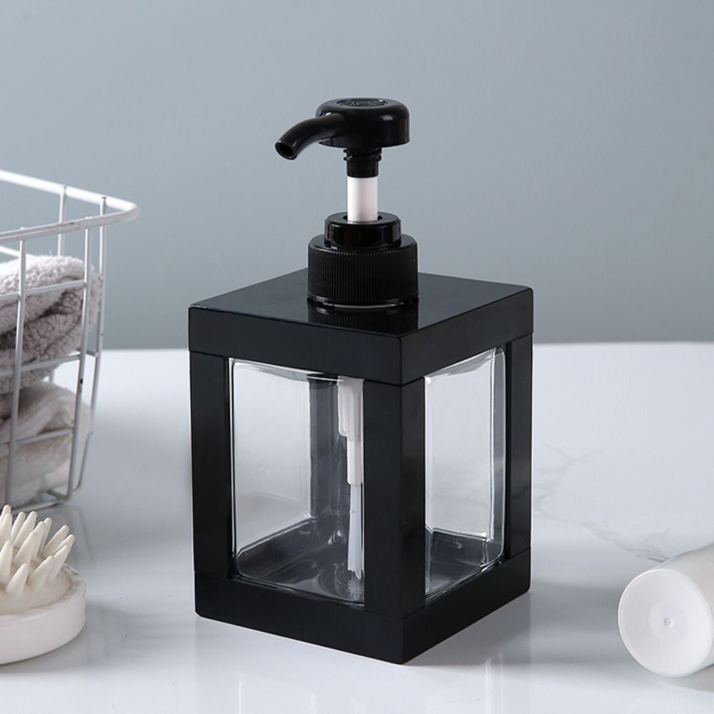 Square Soap Pump Dispensers Transparent Gel Hand Sanitizer Bottle Lotion Dispenser Bottles  Travel