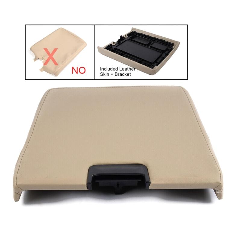 Auto Black Center Console Lid Kit Replacement Fit for Pickup Truck SUV Automobile Replacement